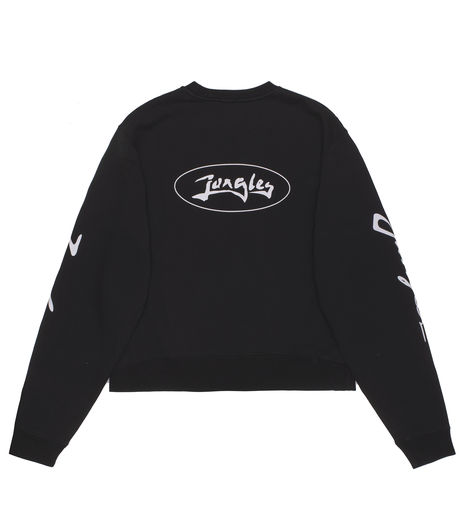 Jungles Logo Smash Fleece Washed Black
