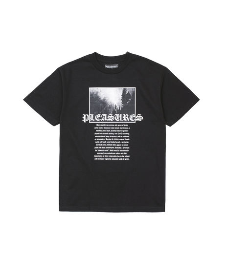 PLEASURES Black Metal T-Shirt Black