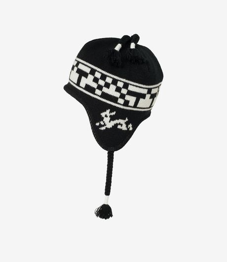 The Trilogy Tapes Snow Beanie Black/White