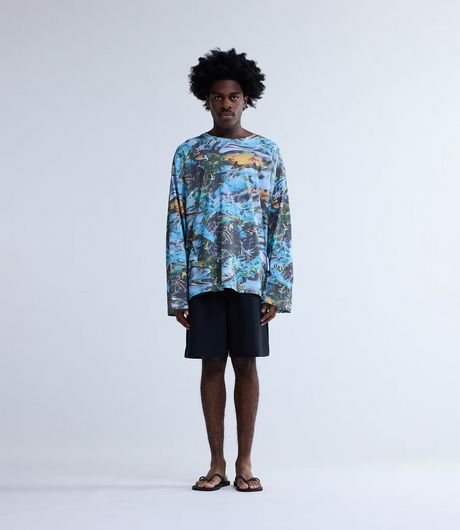 New Amsterdam Surf Association Dolphin Longsleeve AOP