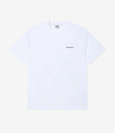 Polar Skate Co Doodle Contrast Tee White/Ultramarine