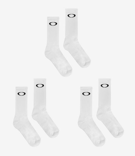 Oakley Ellipse Crew Sock White/Black