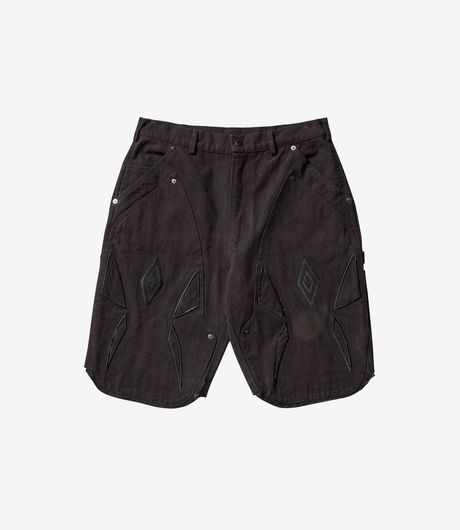 Umbro Shinguard Canvas Shorts Carbon Black