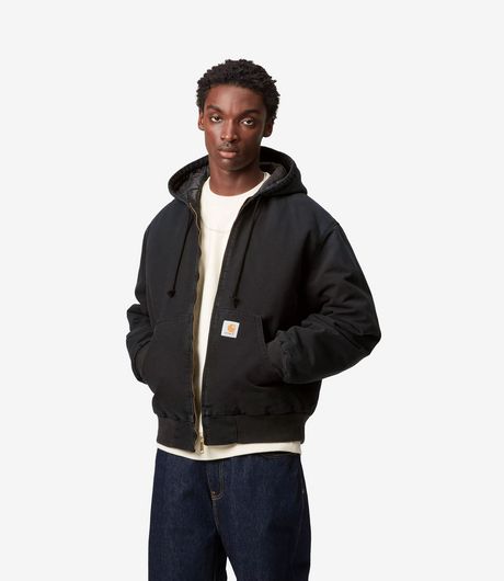 Carhartt WIP OG Active Jacket Dearborn Canvas Black Stone Canvas