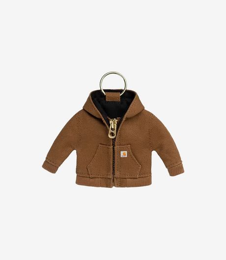 Carhartt WIP Mini Active Jacket Keychain Hamilton Brown