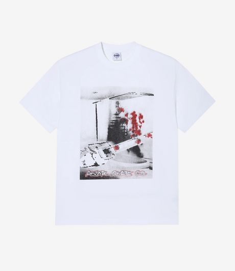 Polar Skate Co Chainsaw Tee White