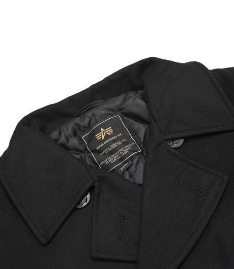 Alpha Industries Peacoat USN Black