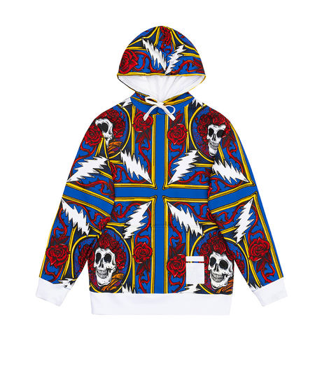 Chinatown Market x Grateful Dead Border Bandana Hoodie Multi