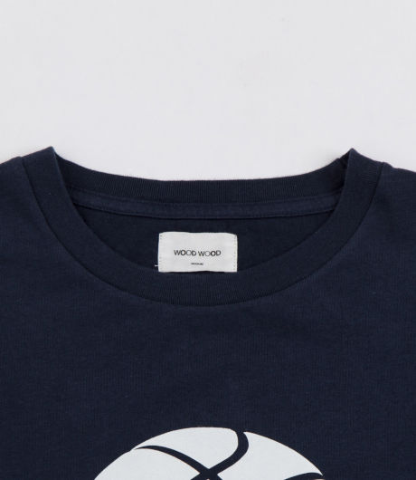 Wood Wood Team AA T-shirt Black Iris