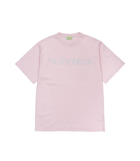 Aries No Problemo T-Shirt Pink/White
