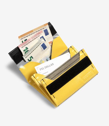 Freitag F51 Dallas Medium Wallet Yellow/Grey 2