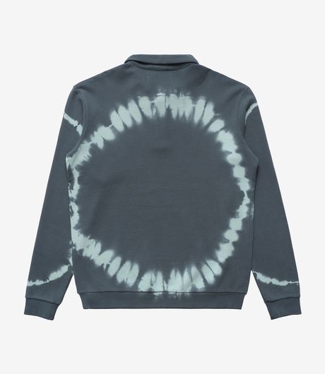 Metalwood Studio Mini Metal Logo Longsleeve Thermal Polo Marine