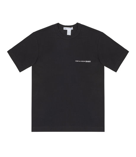 Comme des Garçons Shirt Front Logo T-Shirt Black