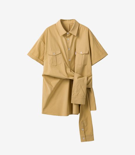 SSSTUFFF Unnecessary LS/SS Shirt WMNS Beige