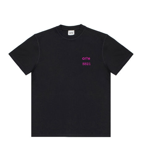 Arte Antwerp Tomi Back Rosa T-Shirt Black