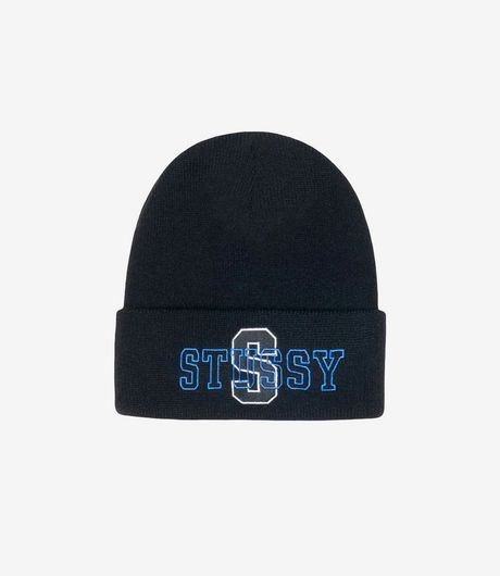 Stussy Cuff Beanie Big S Black