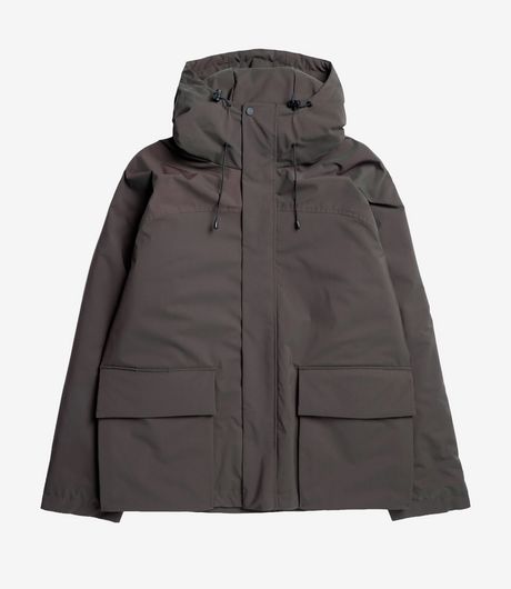 Norse Projects Herluf Alpinix Smart Merino Jacket Seal Brown