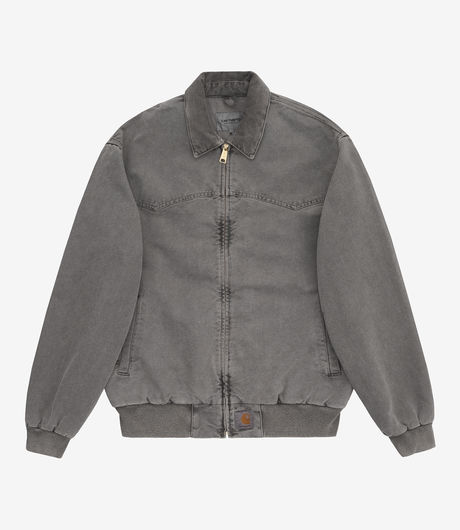 Carhartt WIP OG Santa Fe Jacket 'Dearborn' Canvas Black Faded