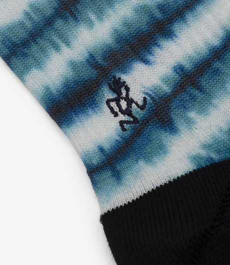 Gramicci Tie Dye Crew Socks Blue/Navy