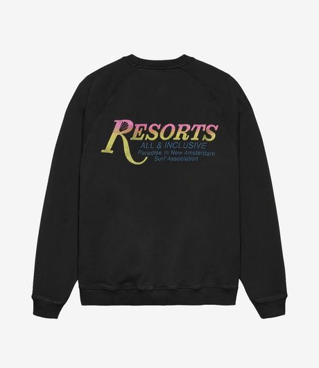New Amsterdam Surf Association Resort Crewneck Black