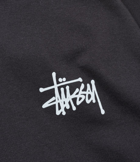 Stussy Basic LS Hood Tee Black