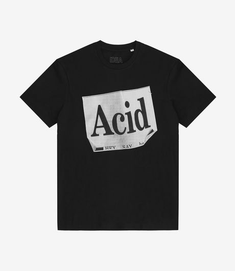 IDEA ACID Xerox T-Shirt Black