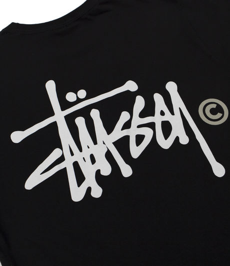 Stussy Basic Logo Tee Black