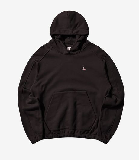 ROA Logo 490Gsm Hoodie Washed Black