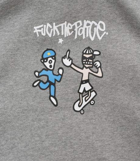 Polar Skate Co FTP Hoodie Heather Grey
