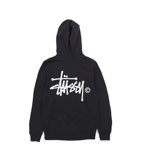 Stussy Basic Logo Hood Black