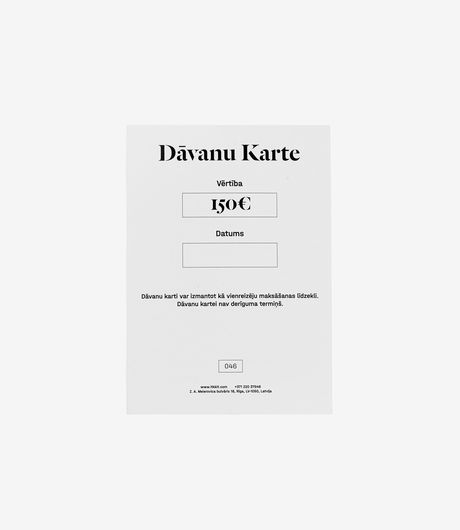 itk Gift Card €150