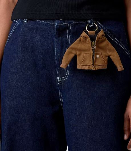 Carhartt WIP Mini Active Jacket Keychain Hamilton Brown