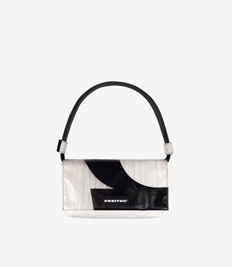 Freitag F171 Laura Small Shoulder Bag White/Black