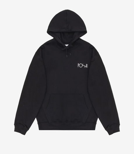 Polar Skate Co Fill Logo Hoodie Black/Blue
