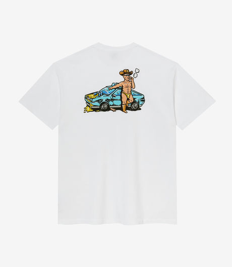 Polar Skate Co Cowboy Cop Tee White