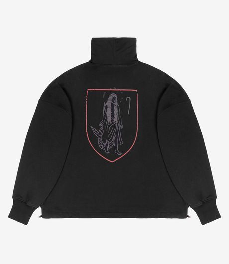 Pūga73 Order Quarter Zip Up Black