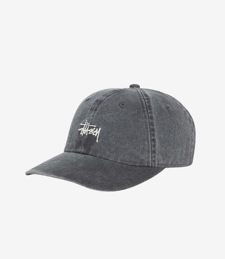 Stussy Basic Washed Low Pro Cap Charcoal