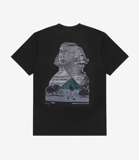 Stussy Sphinx Pig. Dyed Tee Black