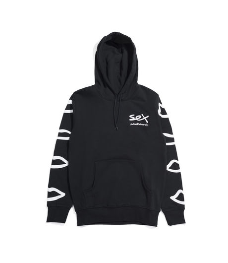 Sex Skateboards Sleeve Logo Hood Black
