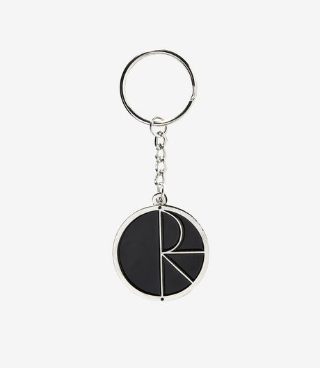 Polar Skate Co Fill Logo Keychain Silver
