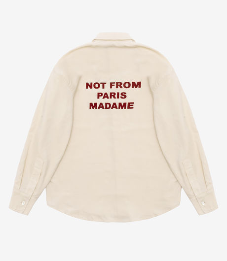 Drôle de Monsieur La Chemise Velours NFPM Off-White
