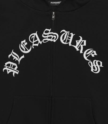 Pleasures Together Zip Hoodie Black