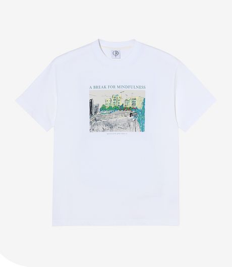 Polar Skate Co Tee Mindfulness White
