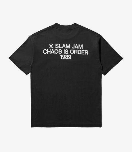 Slam Jam Special Projects Chaos Is Order T-Shirt Black
