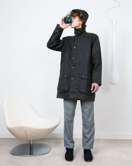 Barbour Classic Northumbria Wax Jacket Olive