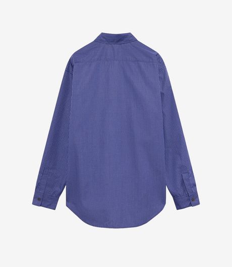 GR10K 21000 Replicated L/S Shirt Seasonal Small Check Navy