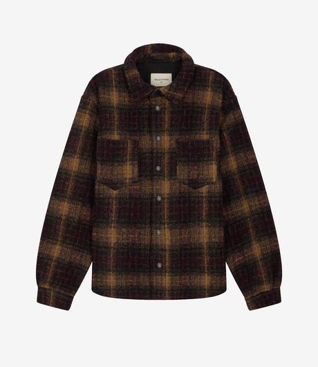 Walk In Paris Estate Wool Overshirt Brown