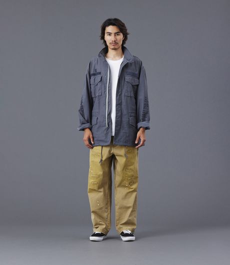 Liberaiders Repaired Canvas Work Pants Beige