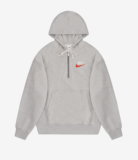 Nike Sportswear French Terry Pullover Hoodie Grey