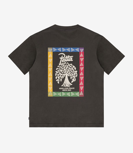 Patta Hope Love Peace T-Shirt Raven